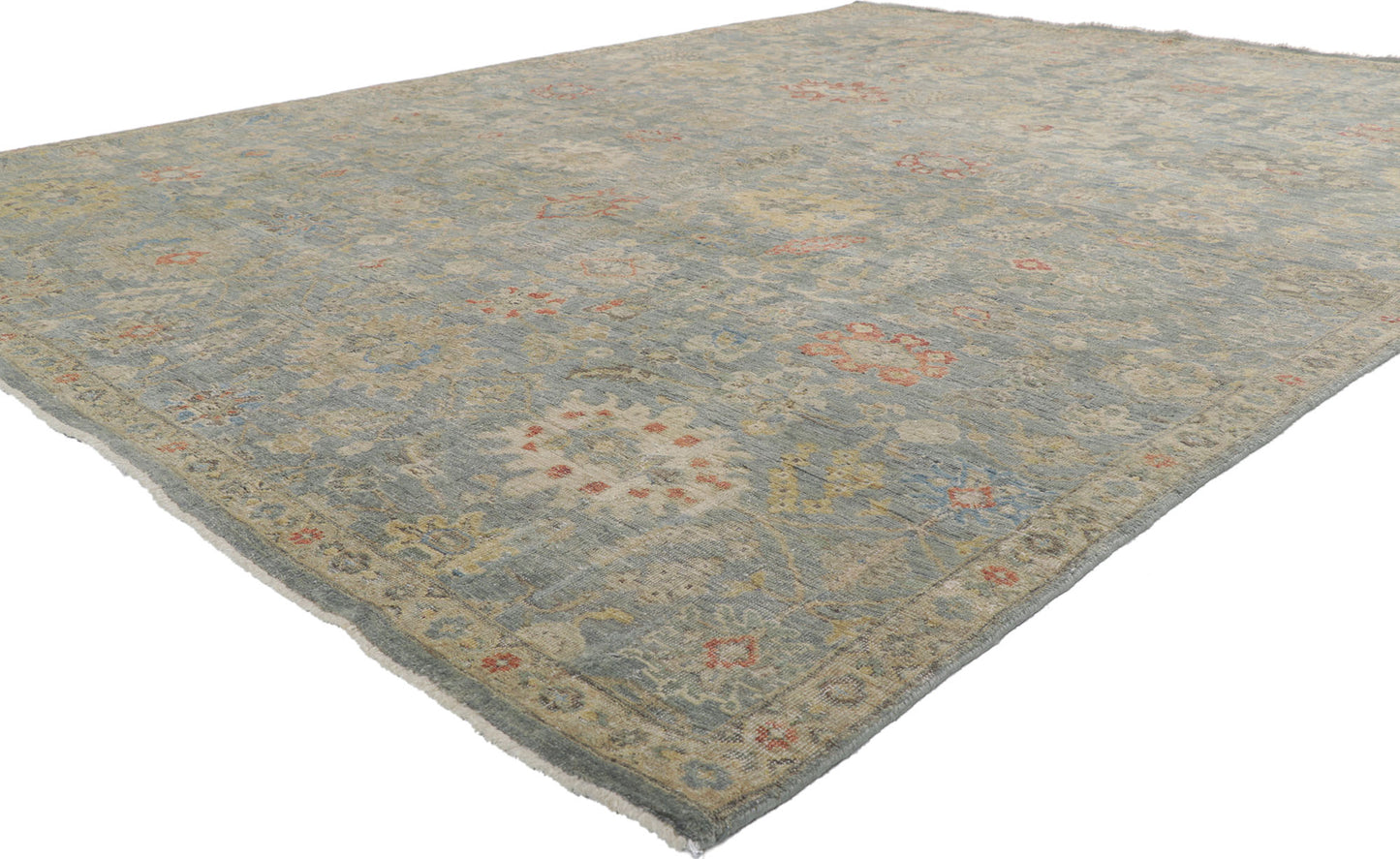 8 x 10 Vintage-Inspired Oushak Rug 30721