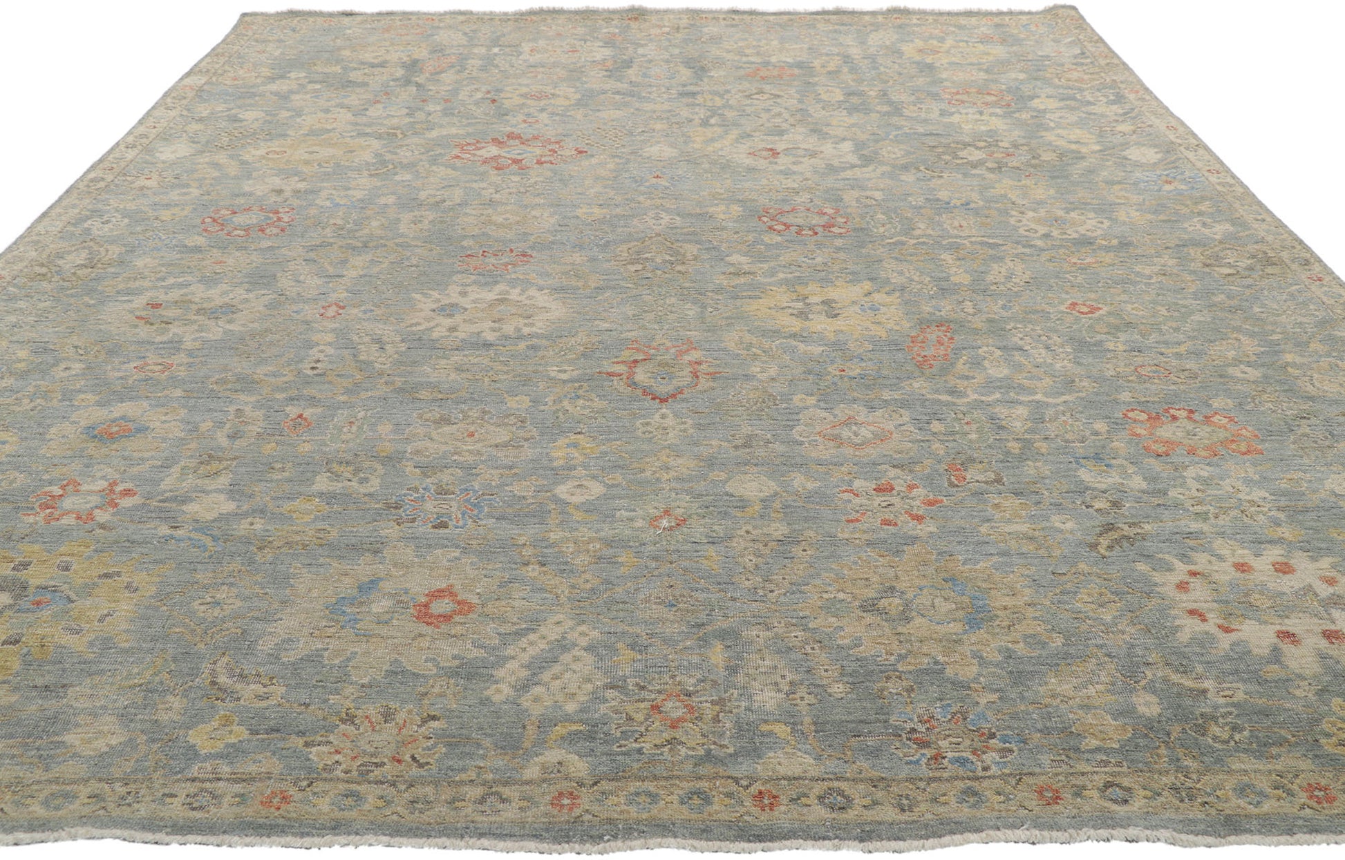 8 x 10 Vintage-Inspired Oushak Rug 30721