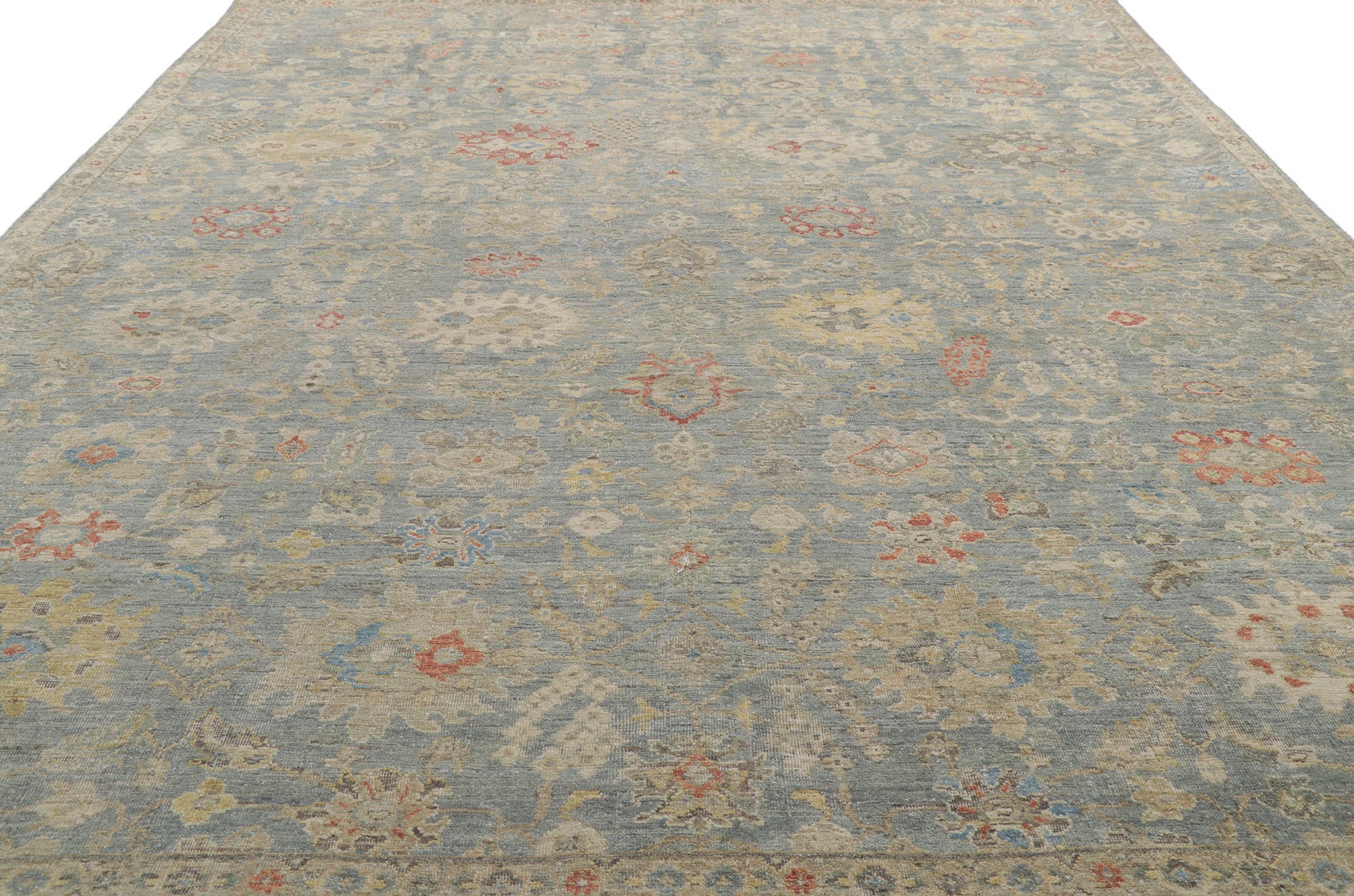 8 x 10 Vintage-Inspired Oushak Rug 30721