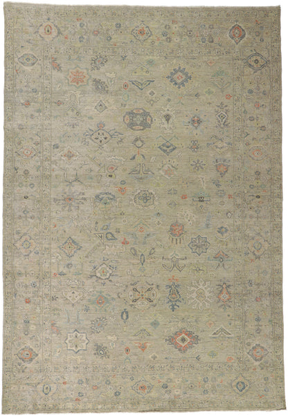 10 x 14 Contemporary Oushak Rug 30722