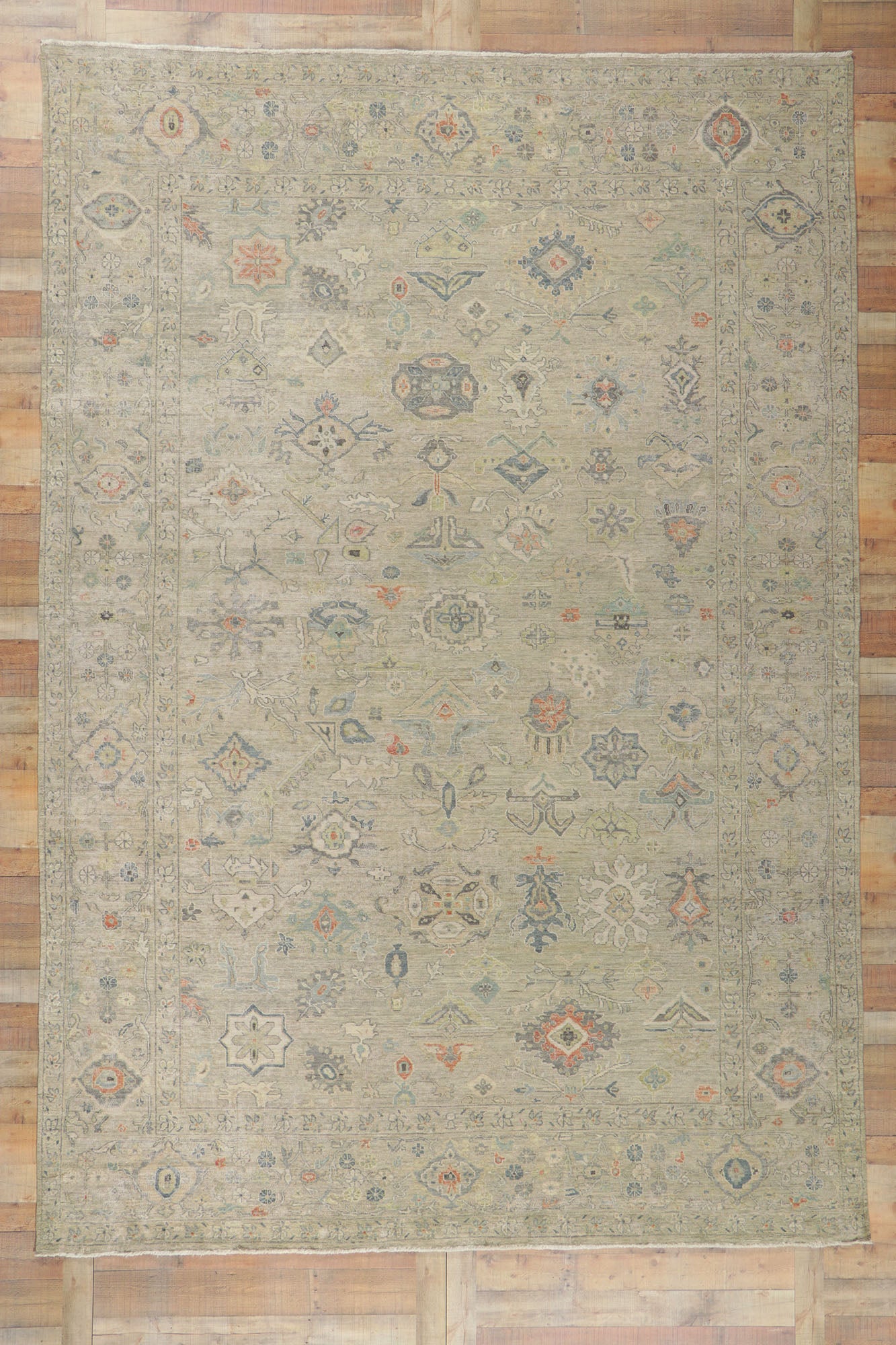 10 x 14 Contemporary Oushak Rug 30722