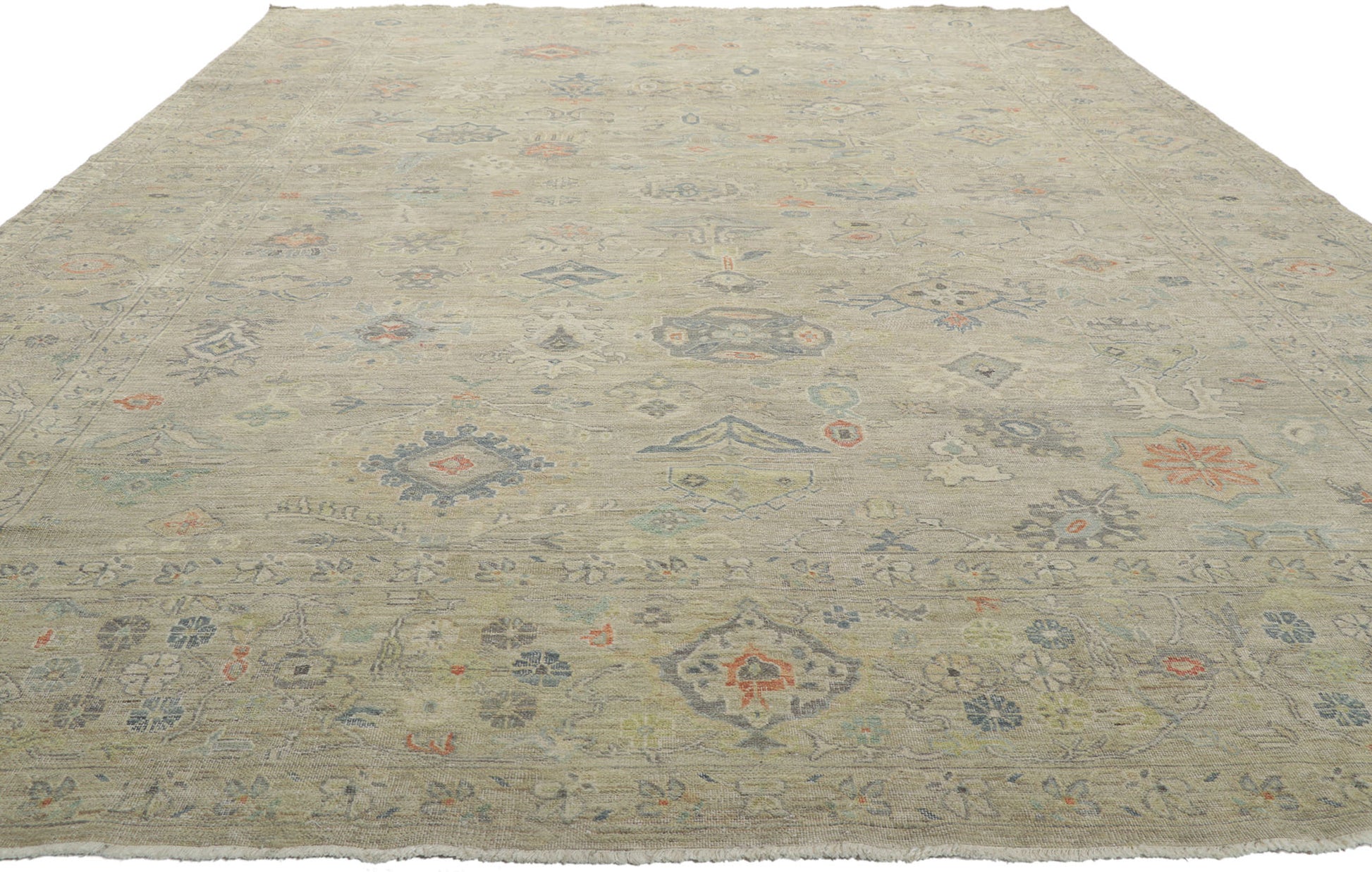 10 x 14 Contemporary Oushak Rug 30722