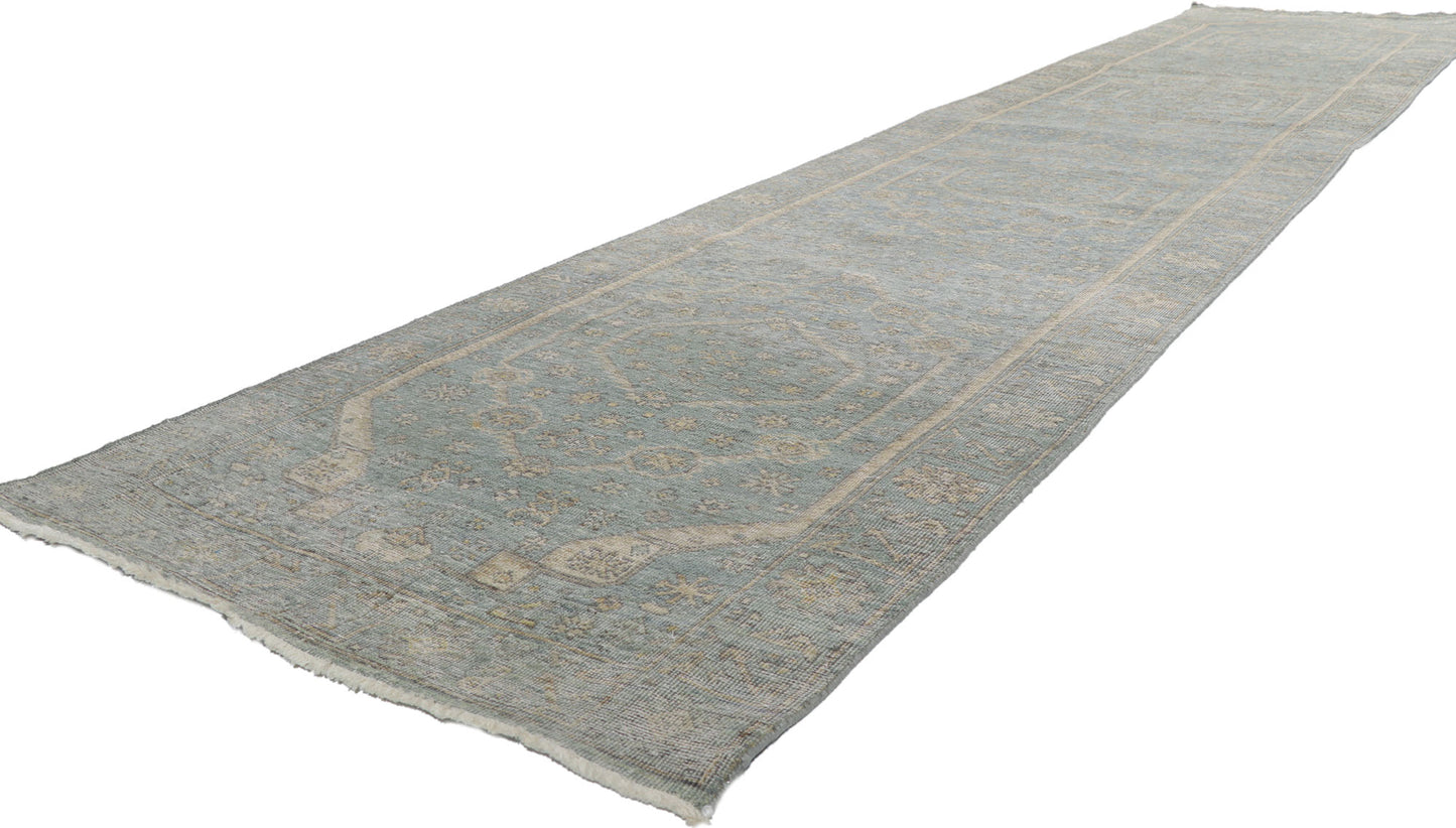 3 x 14 Vintage-Inspired Oushak Rug 30723