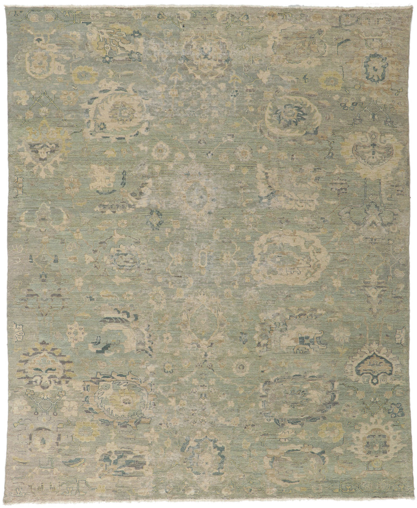 8 x 10 Vintage-Inspired Oushak Rug 30725