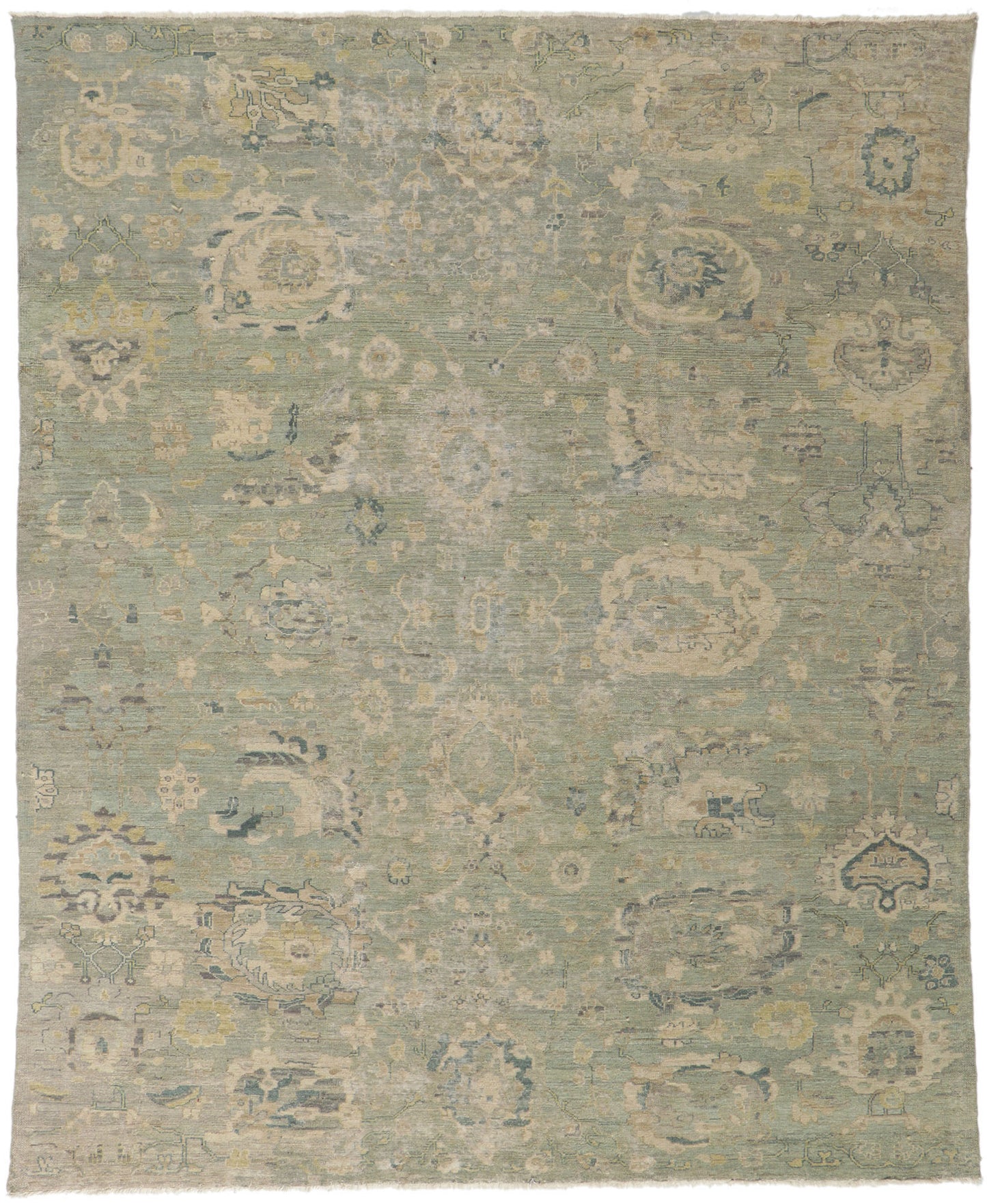 8 x 10 Vintage-Inspired Oushak Rug 30725