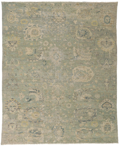 8 x 10 Vintage-Inspired Oushak Rug 30725