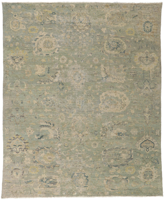 8 x 10 Vintage-Inspired Oushak Rug 30725