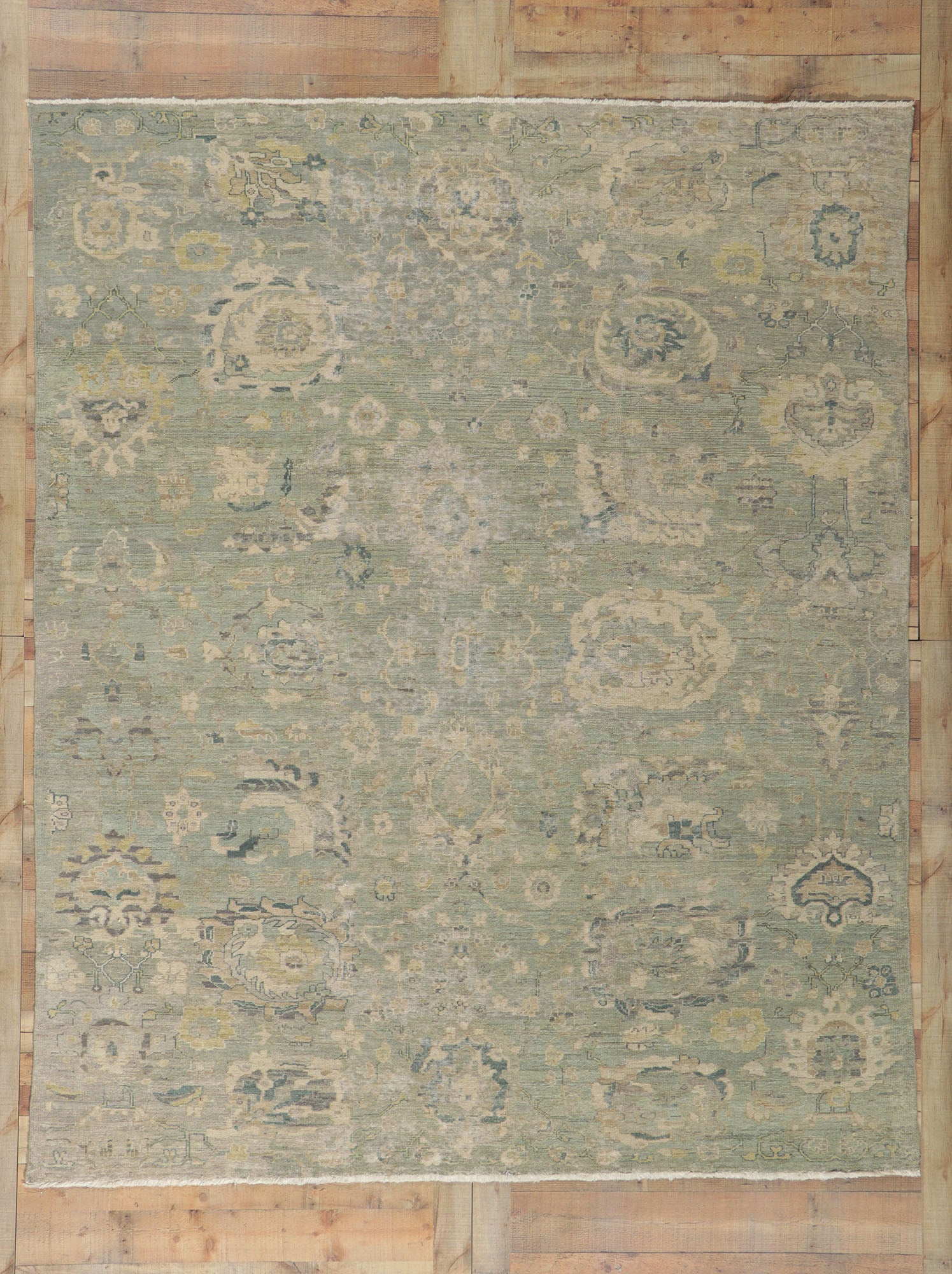 8 x 10 Vintage-Inspired Oushak Rug 30725
