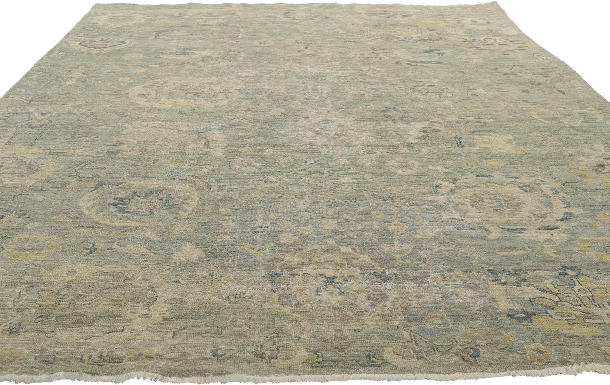 8 x 10 Vintage-Inspired Oushak Rug 30725