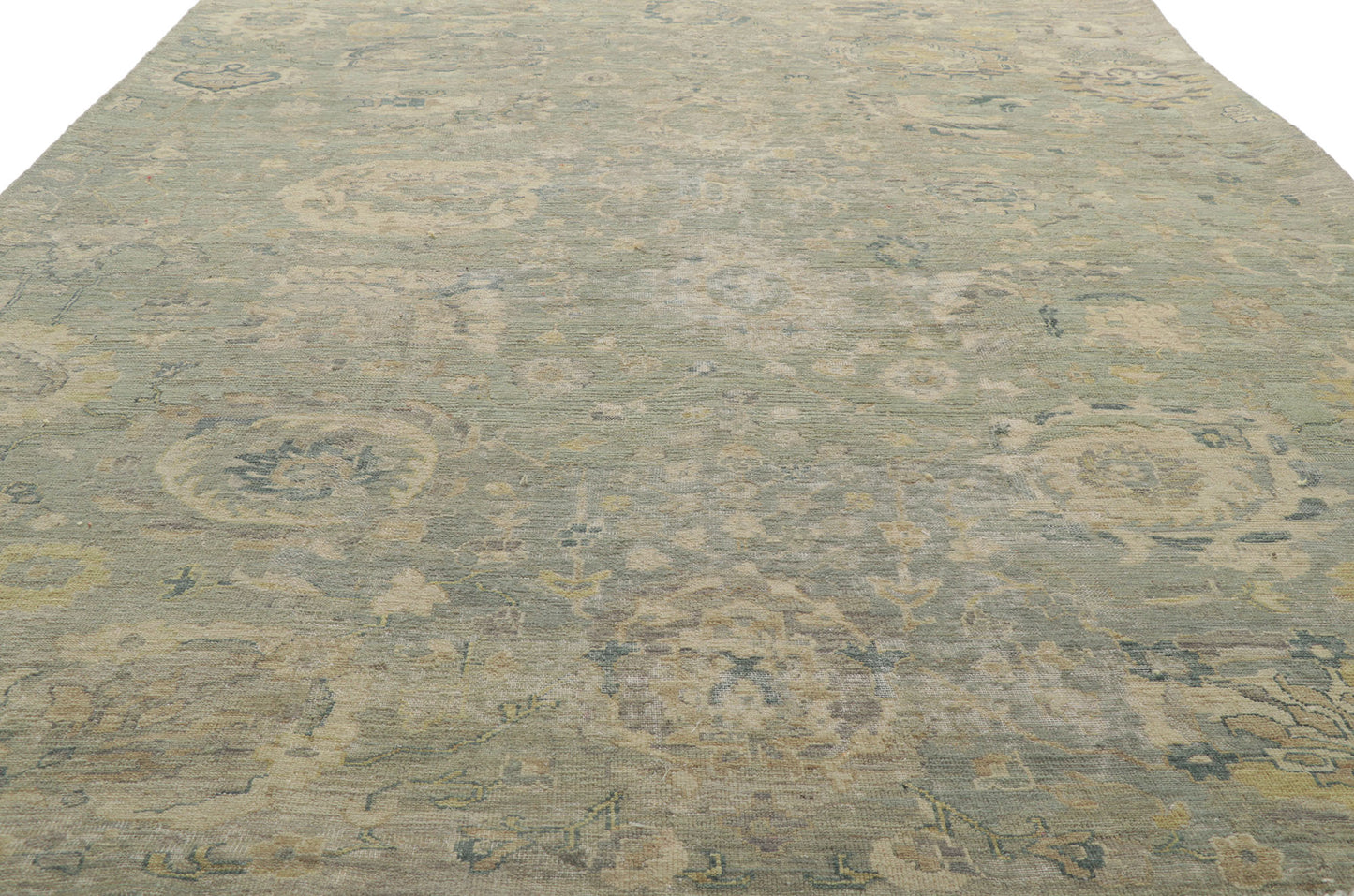 8 x 10 Vintage-Inspired Oushak Rug 30725