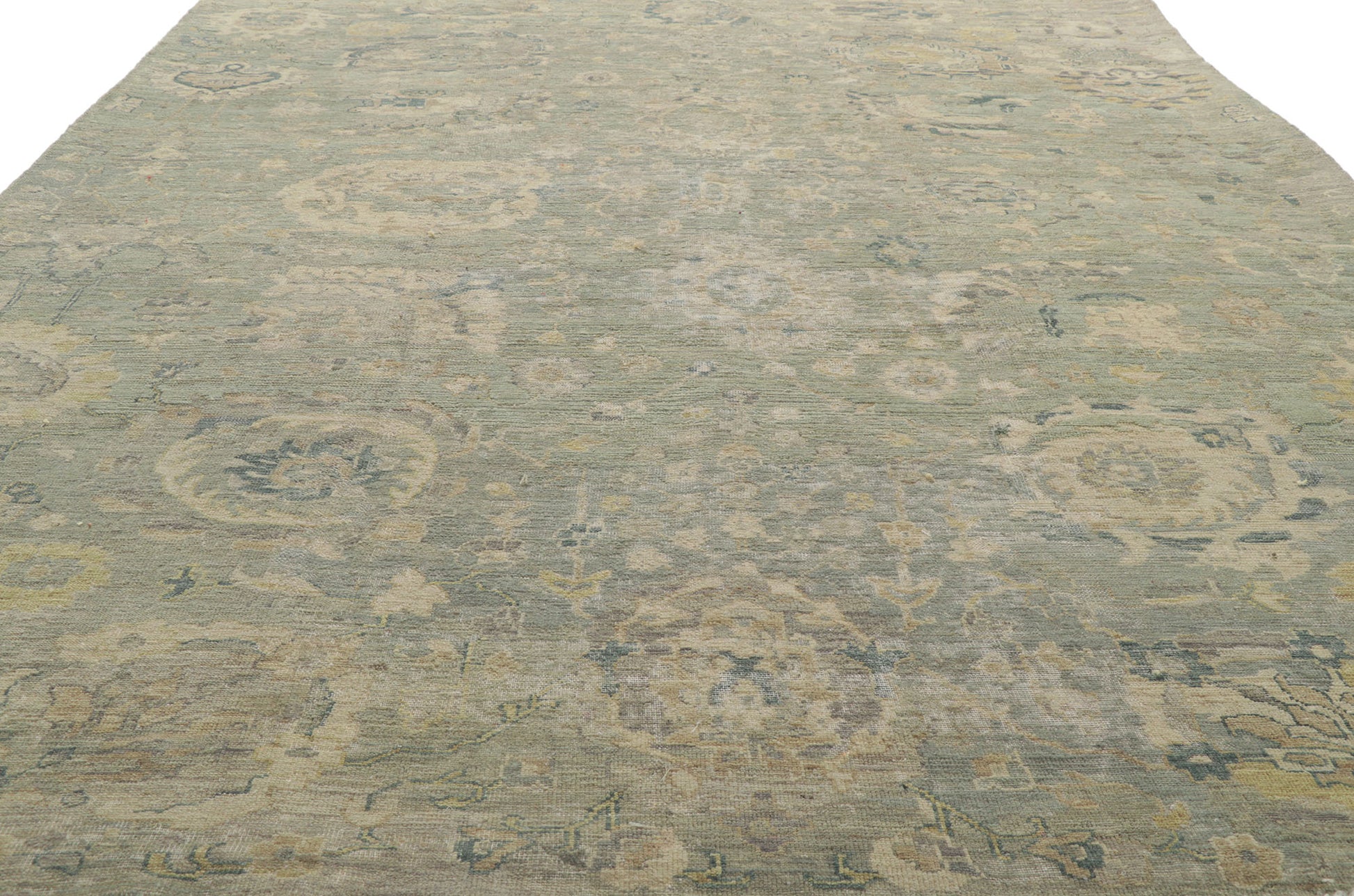 8 x 10 Vintage-Inspired Oushak Rug 30725