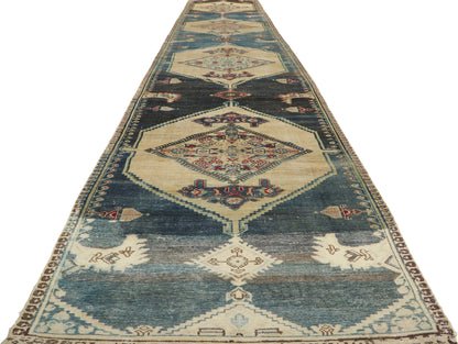3 x 22 Antique Persian Malayer Runner 60949