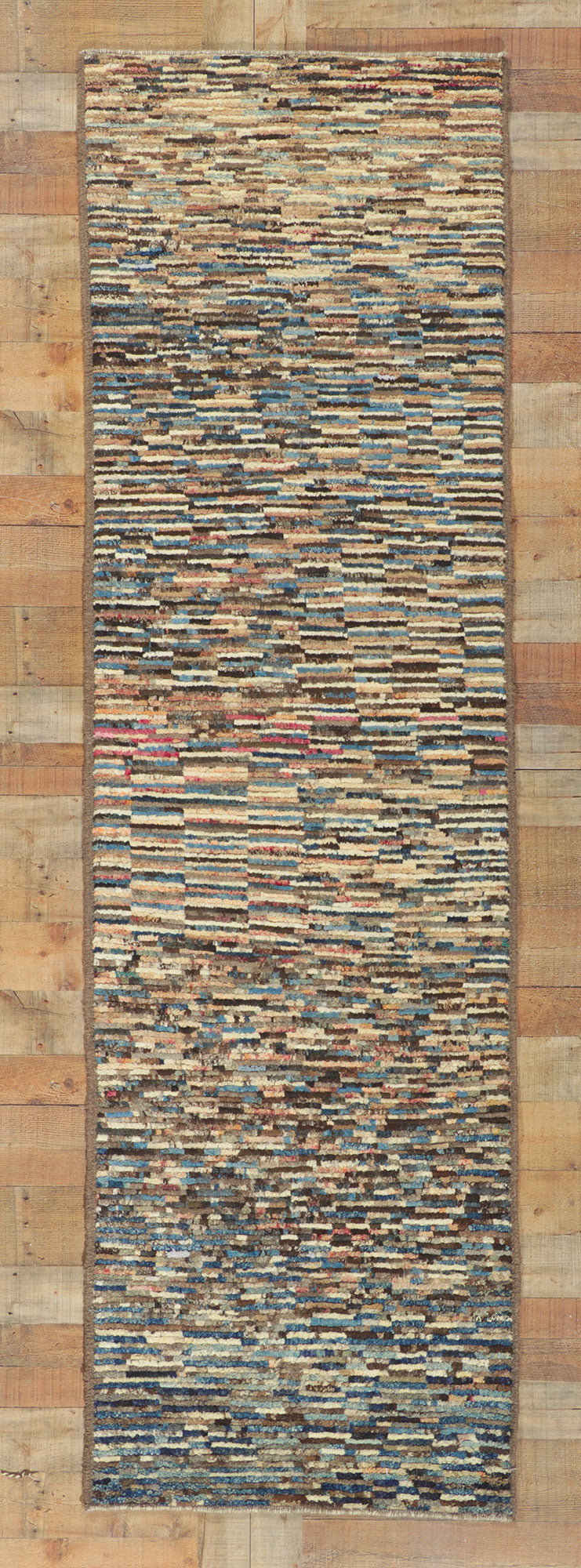 3 x 10 Earth-Tone Moroccan Runner 80756