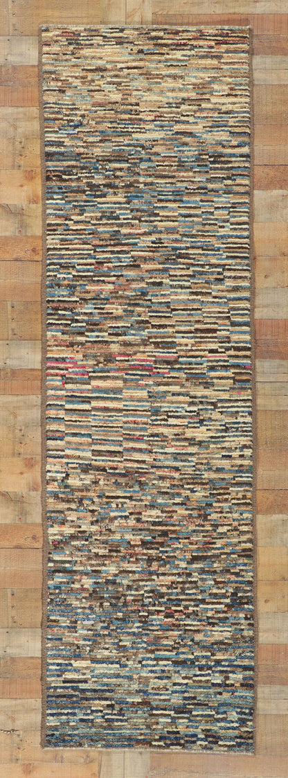 3 x 10 Earth-Tone Moroccan Runner 80756