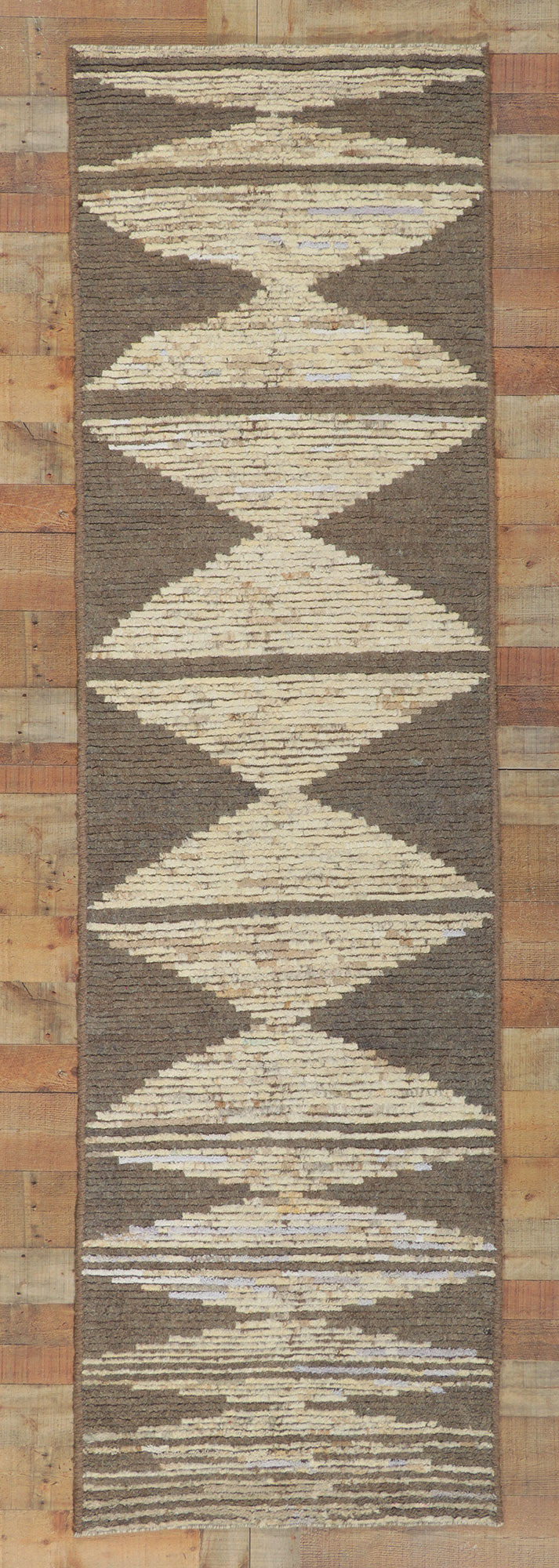 3 x 10 Earth-Tone Moroccan Runner 80760