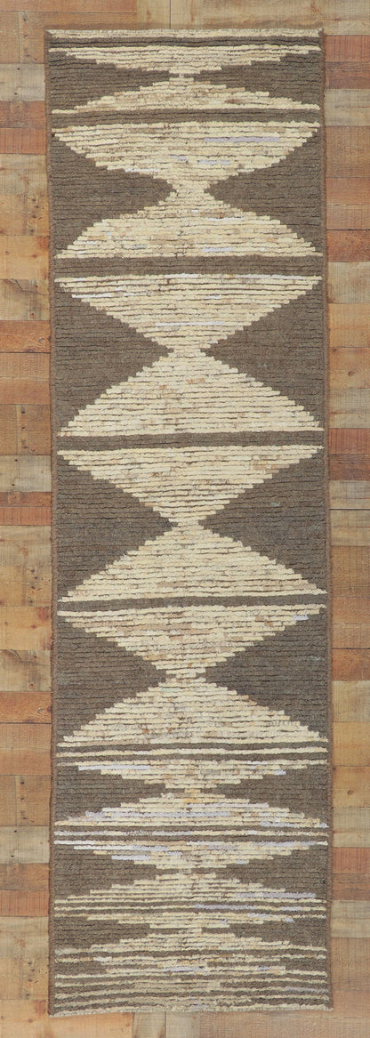 3 x 10 Earth-Tone Moroccan Runner 80760