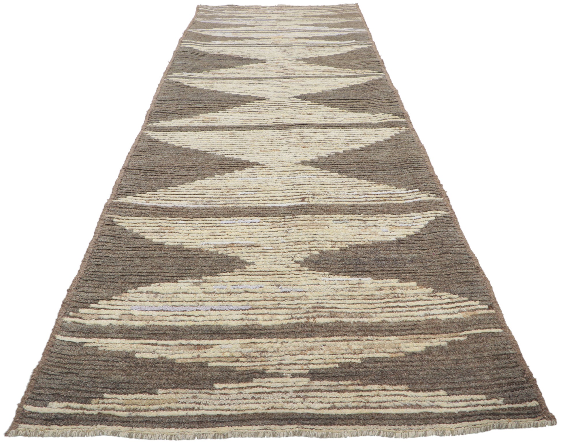 3 x 10 Earth-Tone Moroccan Runner 80760
