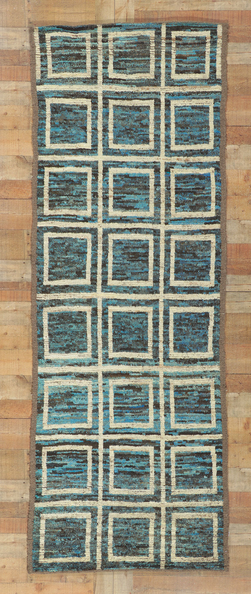 3 x 10 Earth-Tone Moroccan Runner 80767