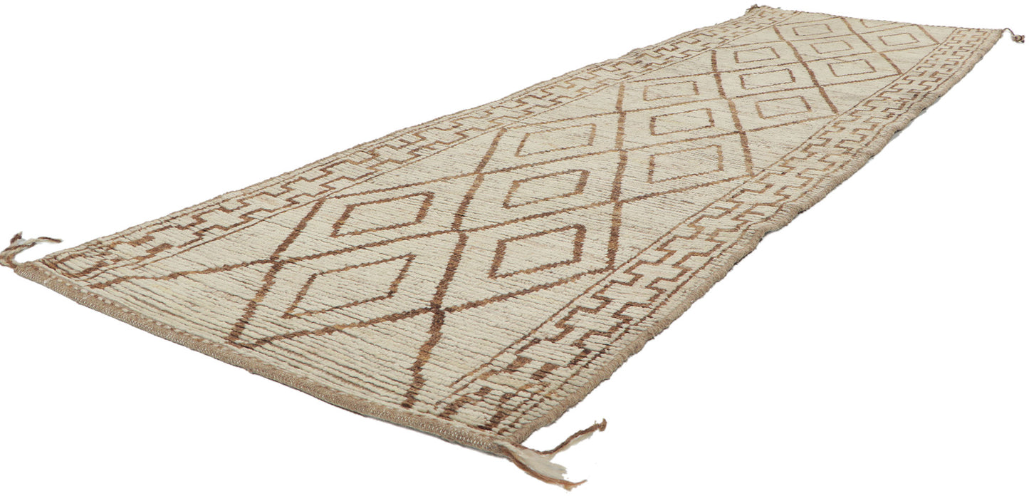 3 x 10 Earth-Tone Moroccan Runner 80768