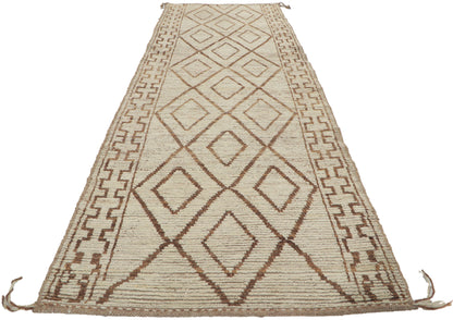 3 x 10 Earth-Tone Moroccan Runner 80768