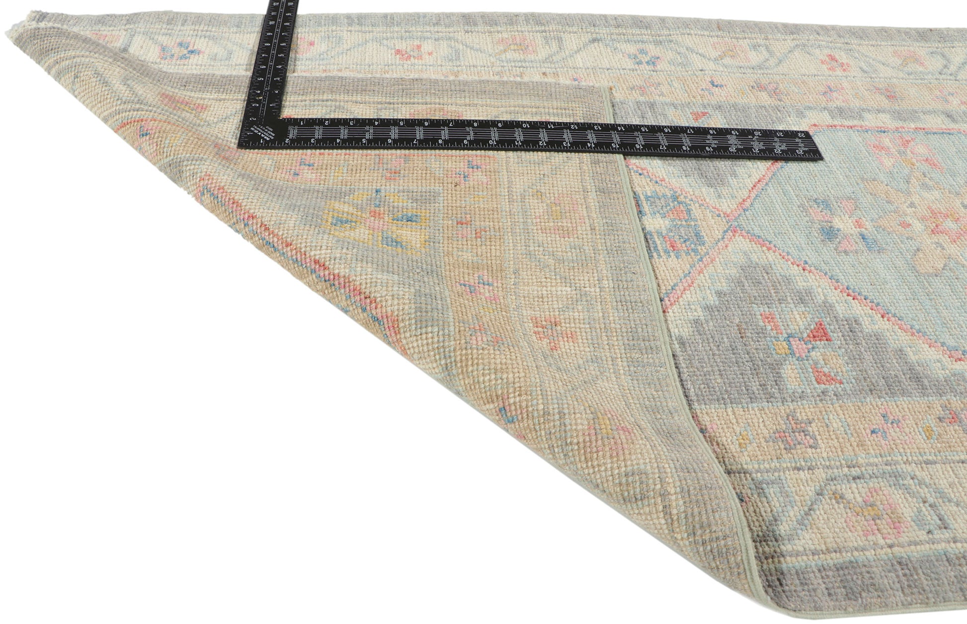 3 x 10 Colorful Oushak Runner 80833
