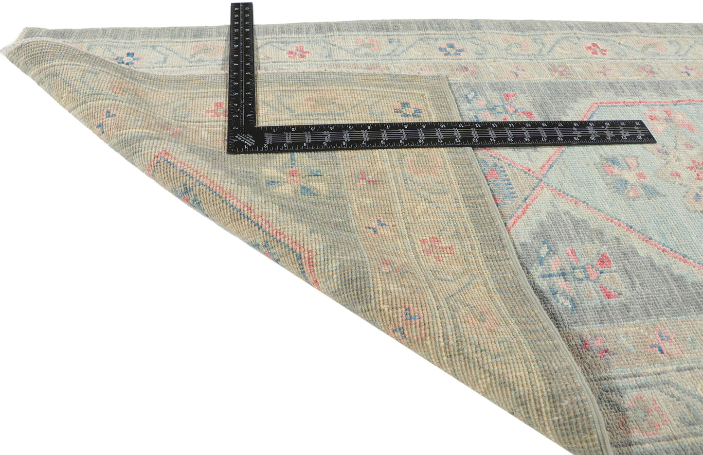 3 x 10 Colorful Oushak Runner 80835