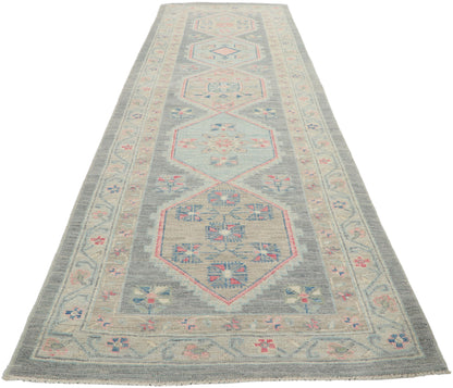 3 x 10 Colorful Oushak Runner 80835