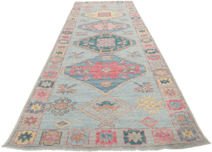3 x 10 Colorful Oushak Runner 80859