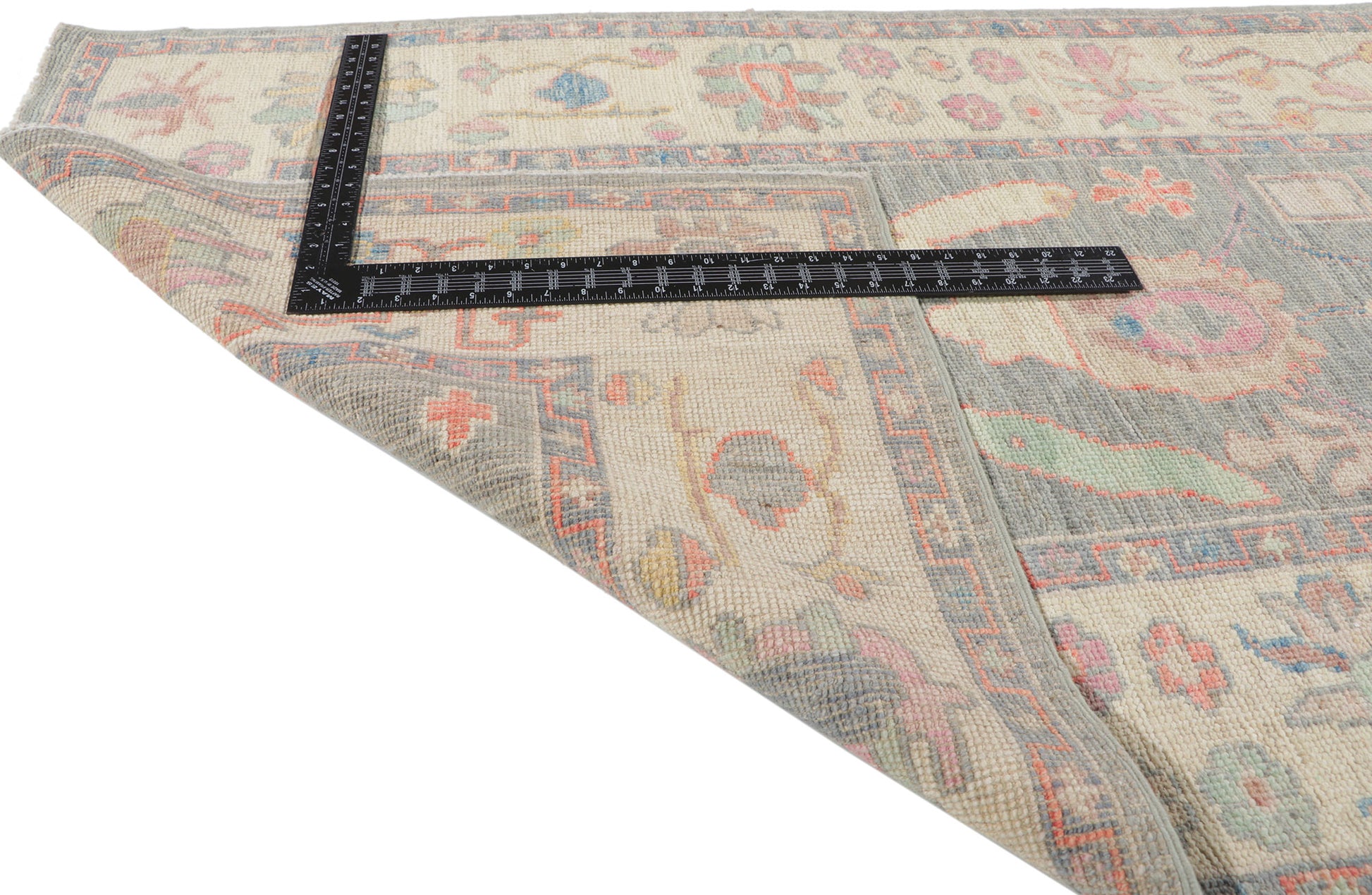 3 x 10 Colorful Oushak Runner 80869