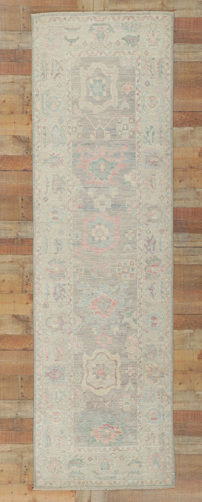 3 x 10 Vintage-Inspired Oushak Runner 80870