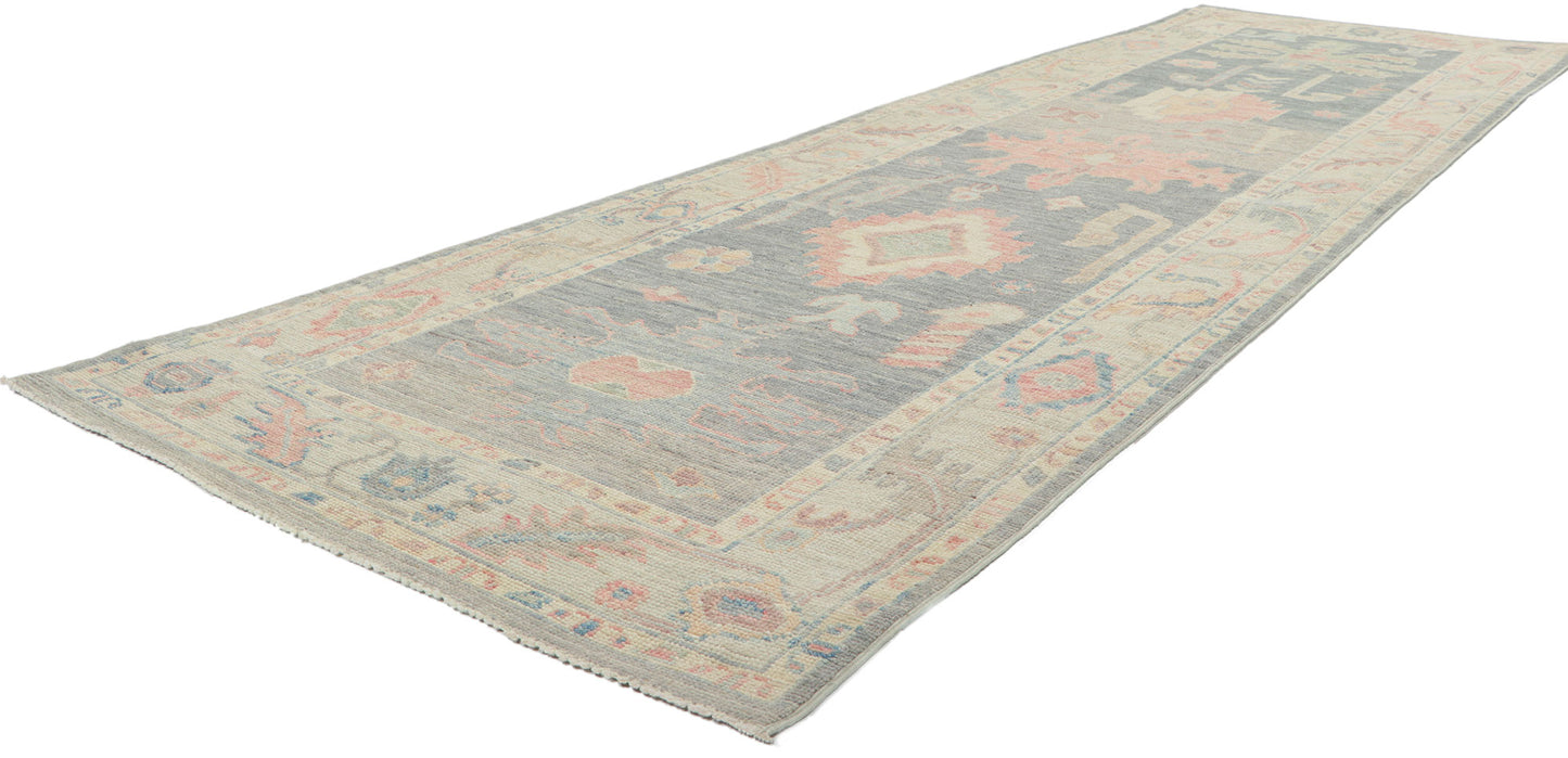 3 x 10 Vintage-Inspired Oushak Runner 80871
