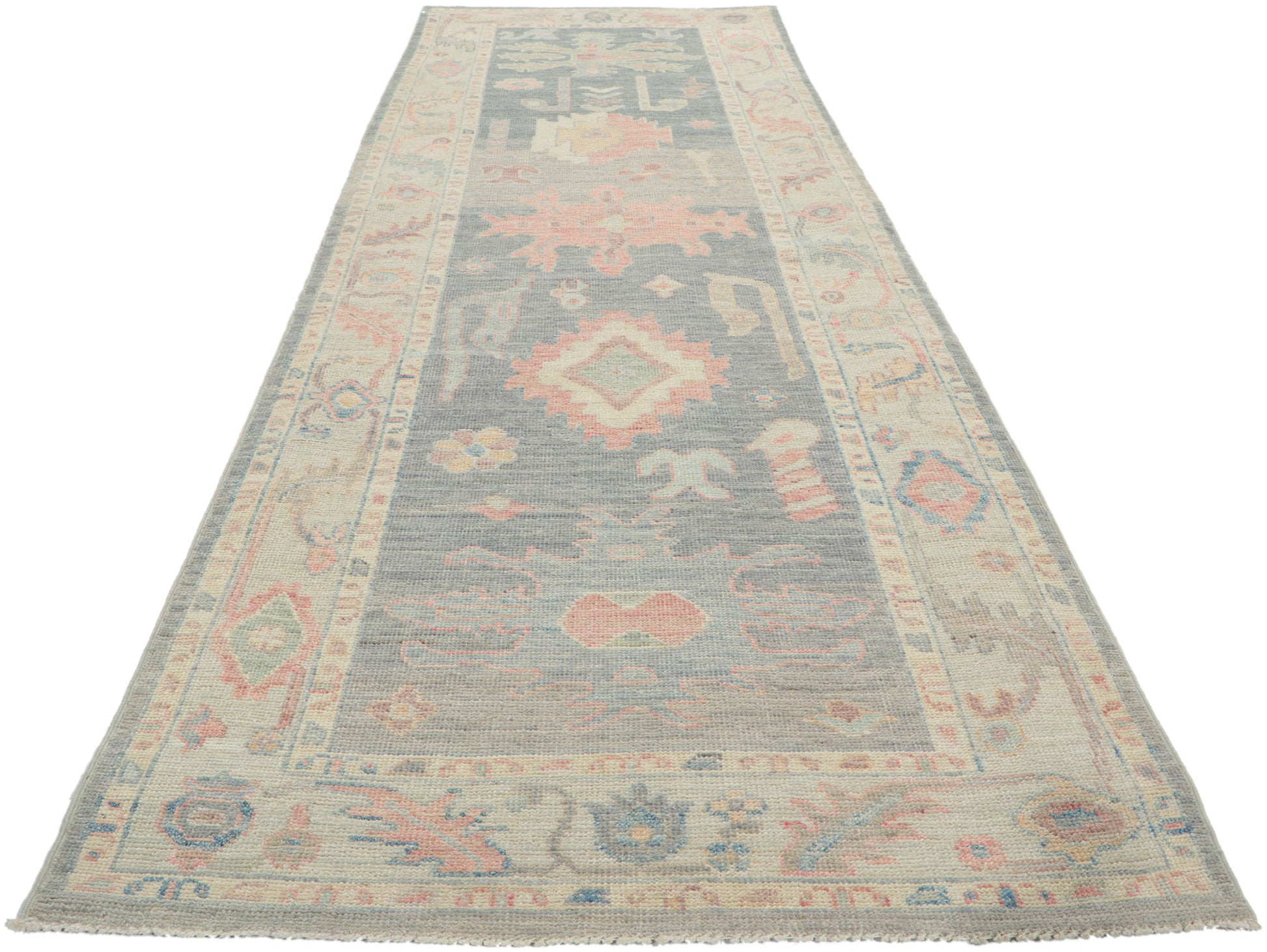 3 x 10 Vintage-Inspired Oushak Runner 80871