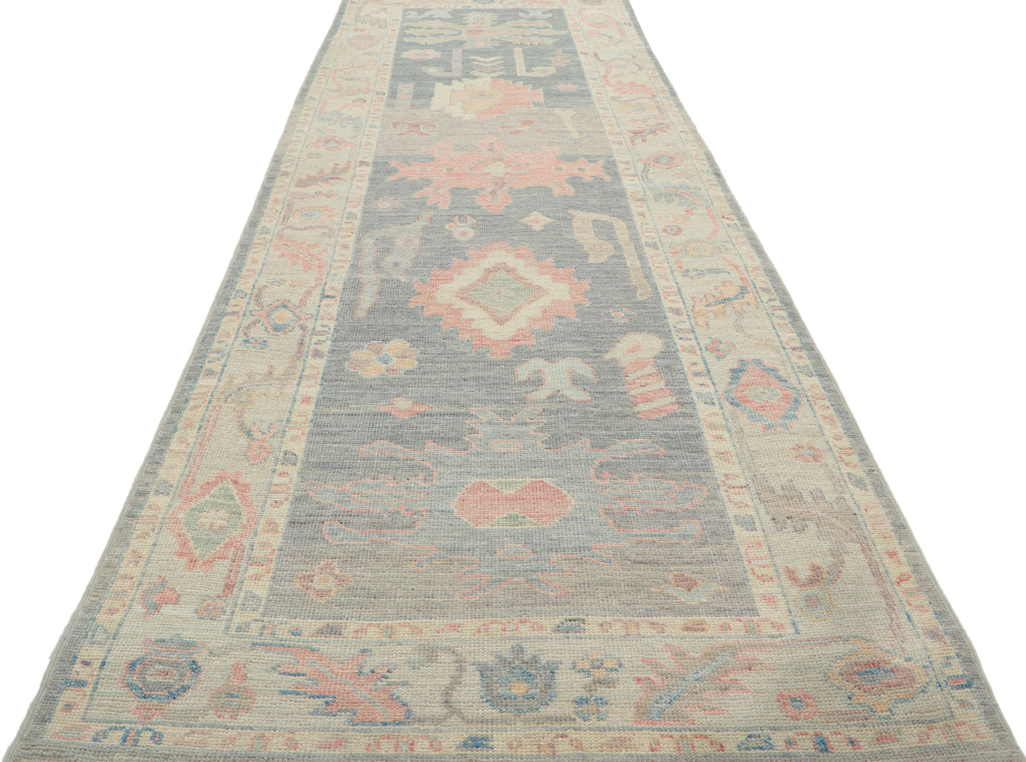 3 x 10 Vintage-Inspired Oushak Runner 80871