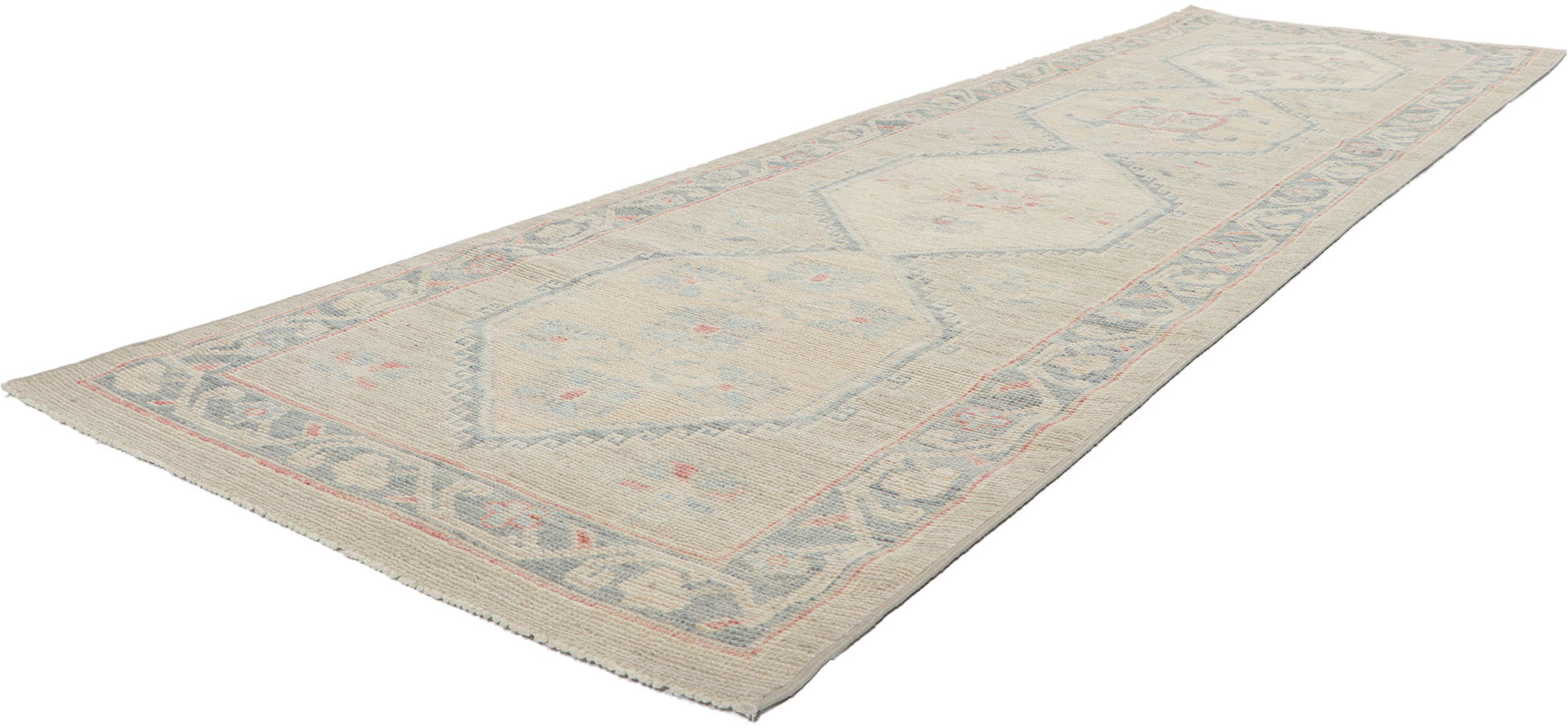 3 x 10 Vintage-Inspired Oushak Runner 80872