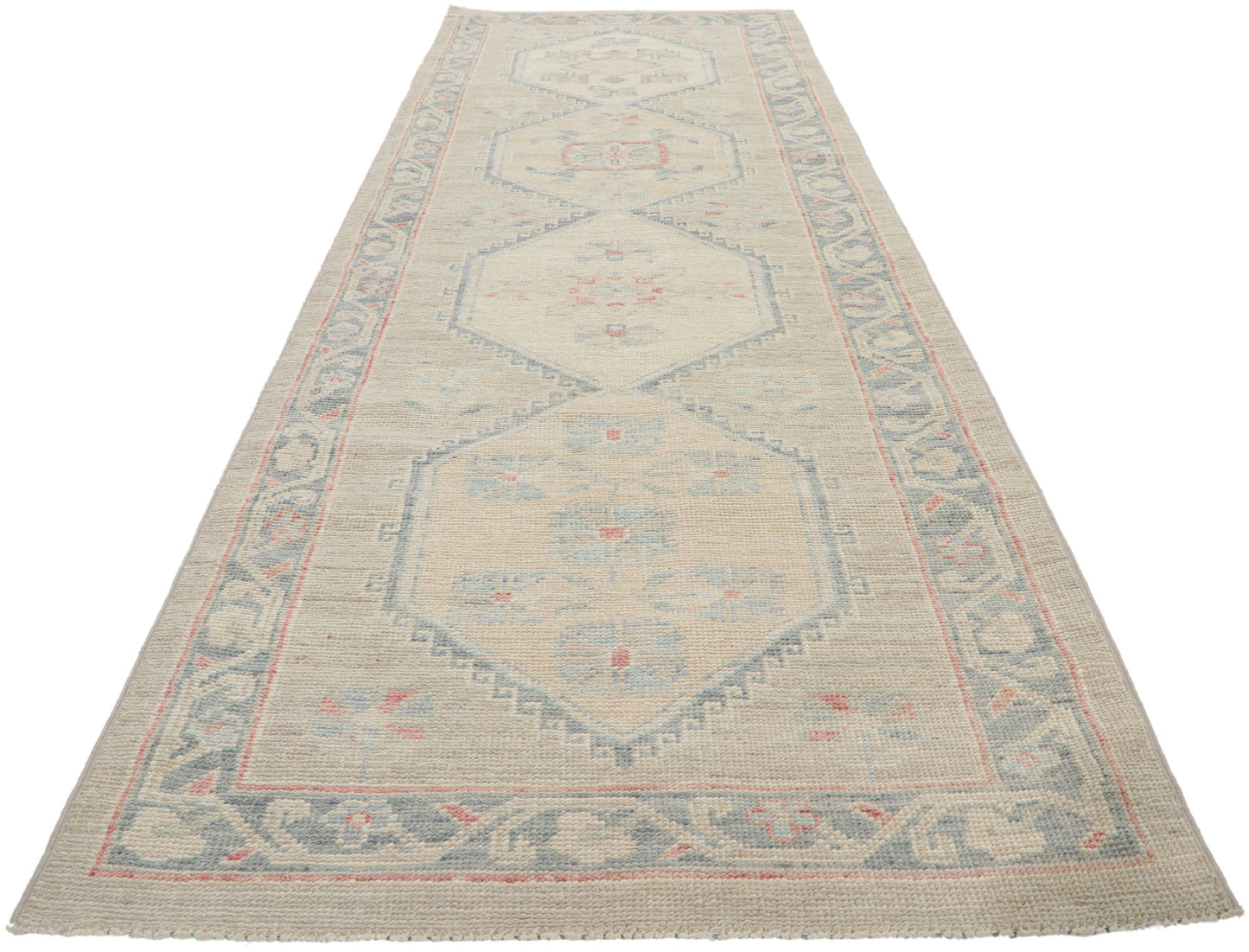 3 x 10 Vintage-Inspired Oushak Runner 80872