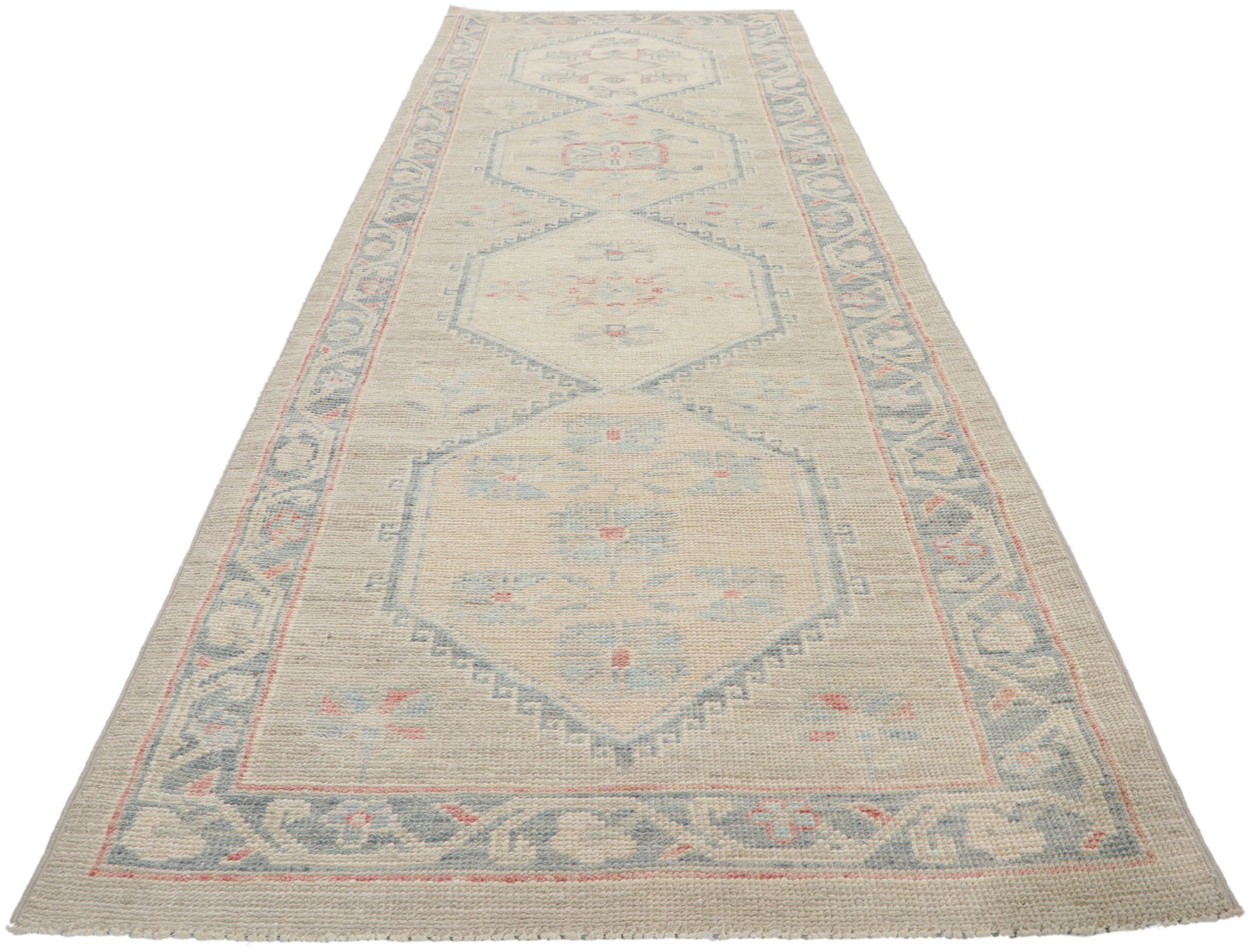 3 x 10 Vintage-Inspired Oushak Runner 80872