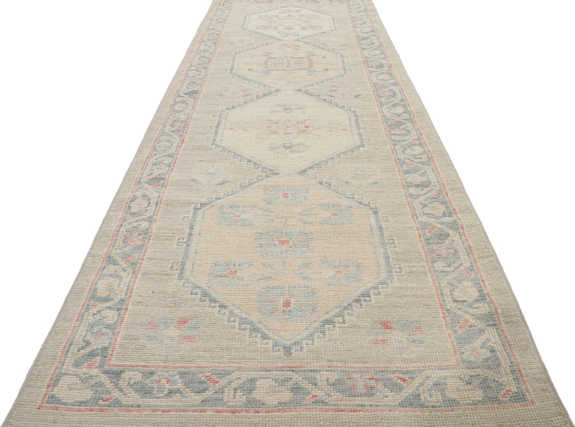 3 x 10 Vintage-Inspired Oushak Runner 80872