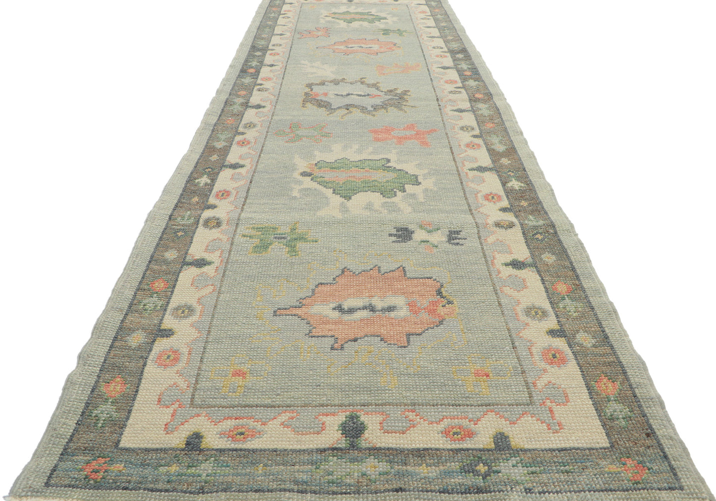 3 x 10 Modern Turkish Oushak Runner 53814