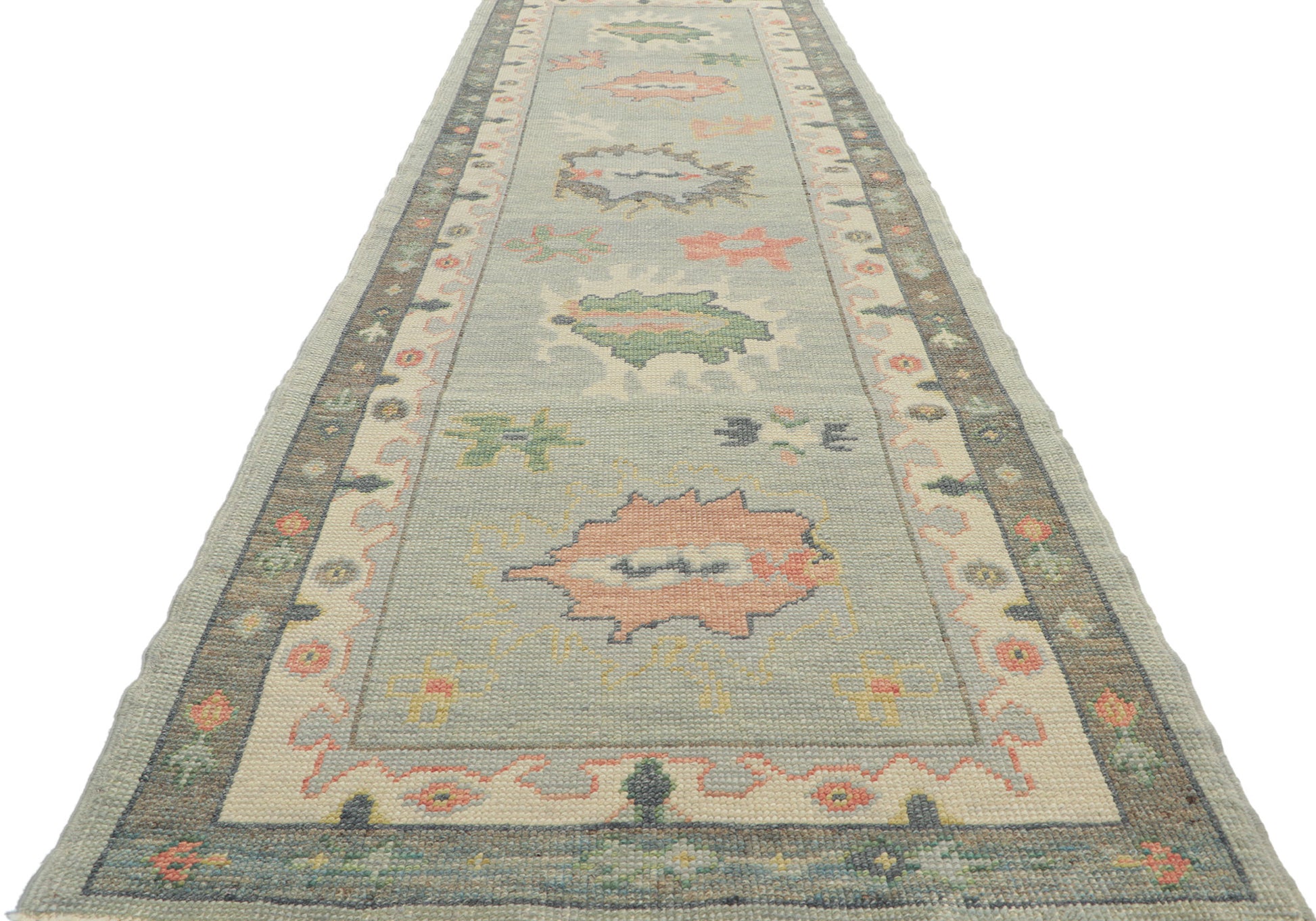 3 x 10 Modern Turkish Oushak Runner 53814