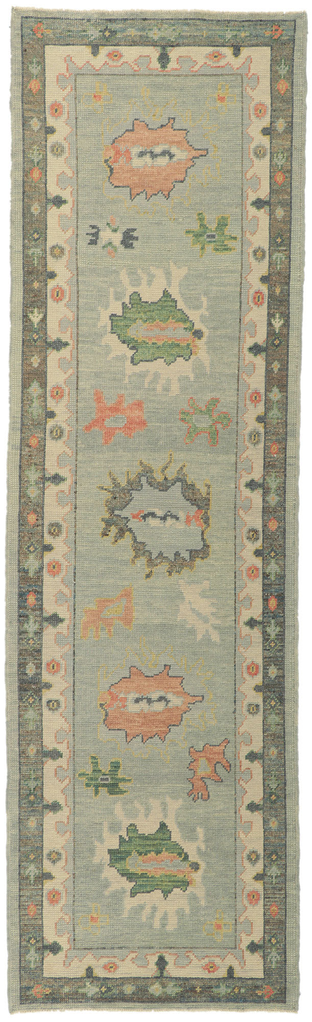 3 x 10 Modern Turkish Oushak Runner 53814