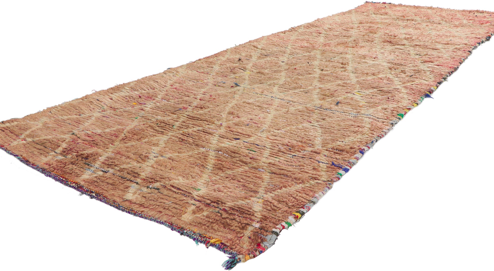 3 x 10 Vintage Moroccan Boucherouite Runner 21518