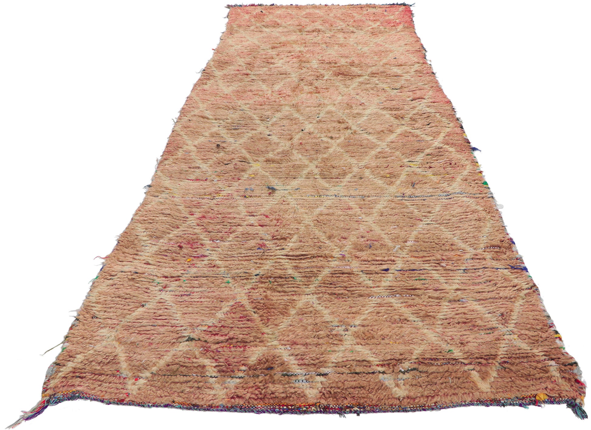 3 x 10 Vintage Moroccan Boucherouite Runner 21518