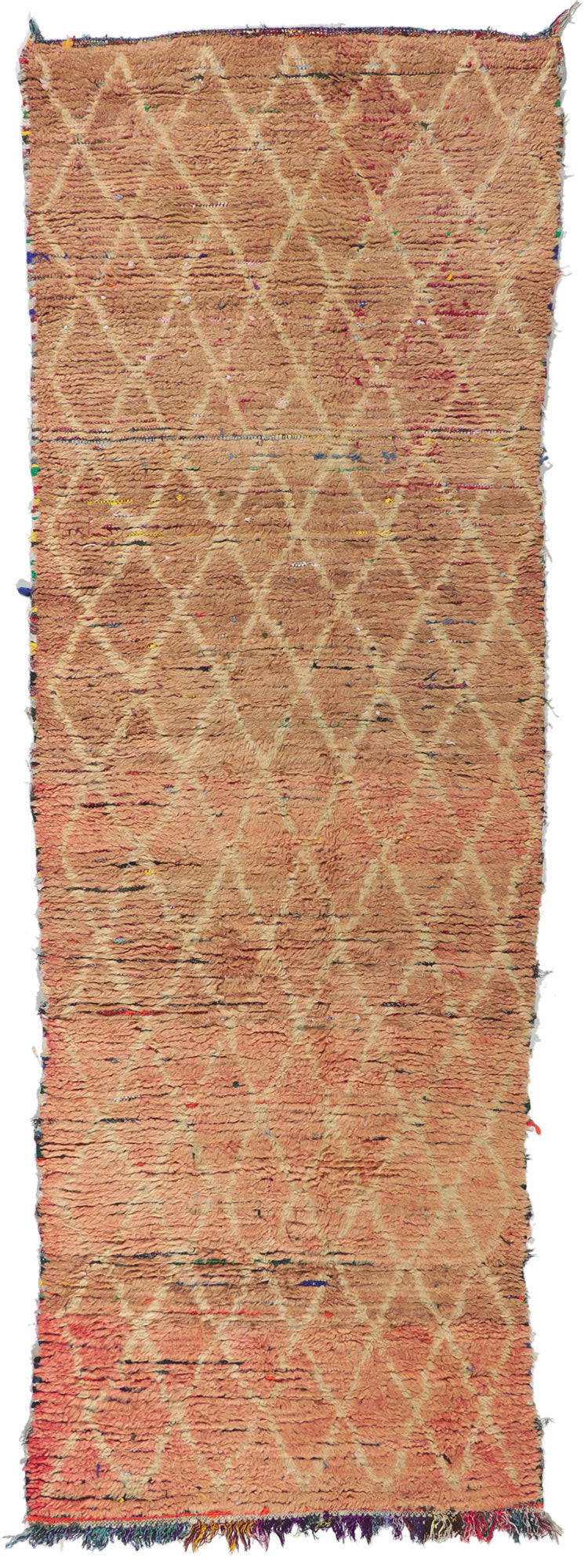 3 x 10 Vintage Moroccan Boucherouite Runner 21518