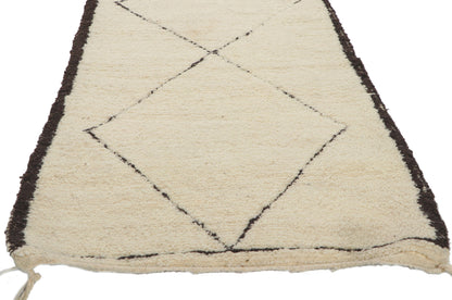 3 x 10 Vintage Moroccan Beni Ourain Runner 78361