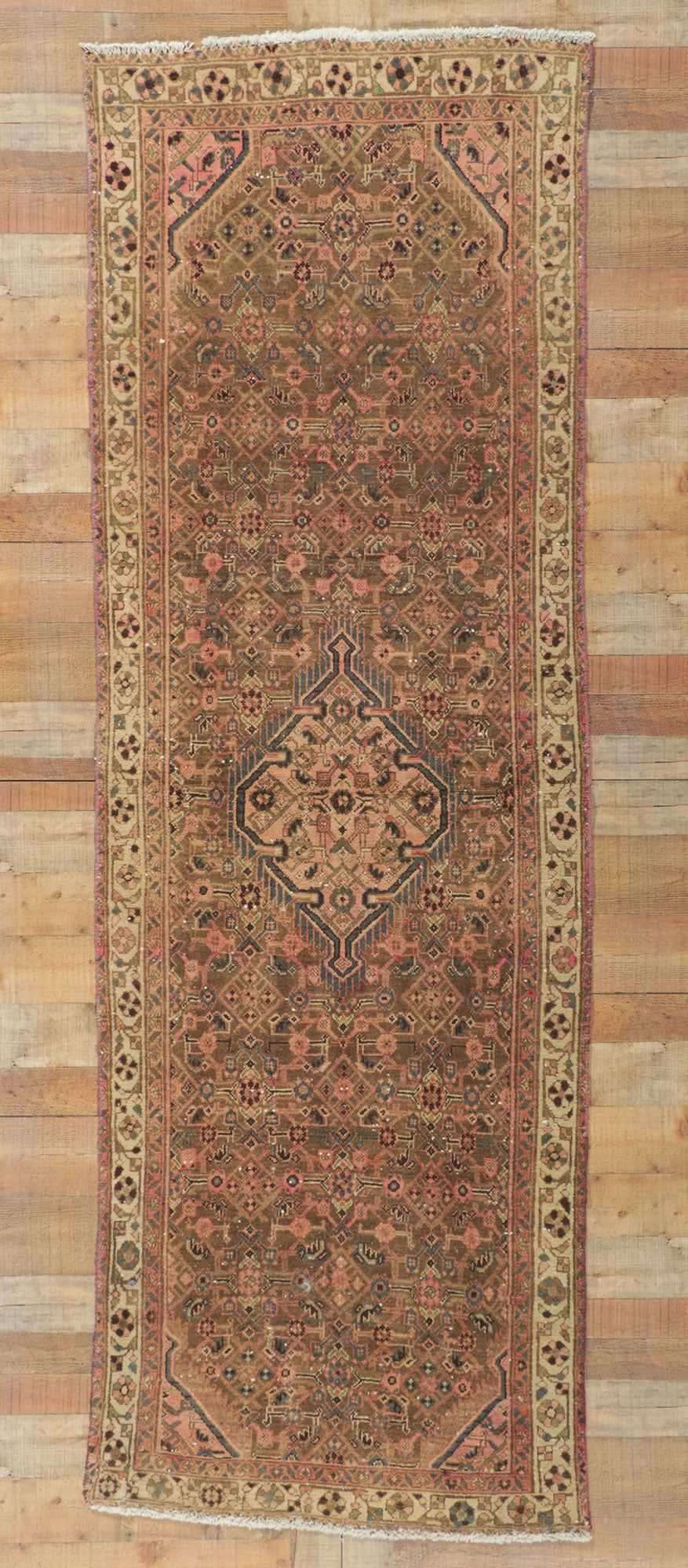 3 x 10 Vintage Persian Hamadan Runner 61090