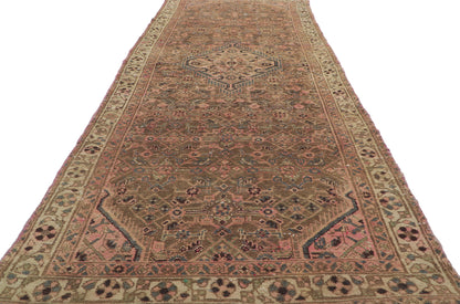 3 x 10 Vintage Persian Hamadan Runner 61090