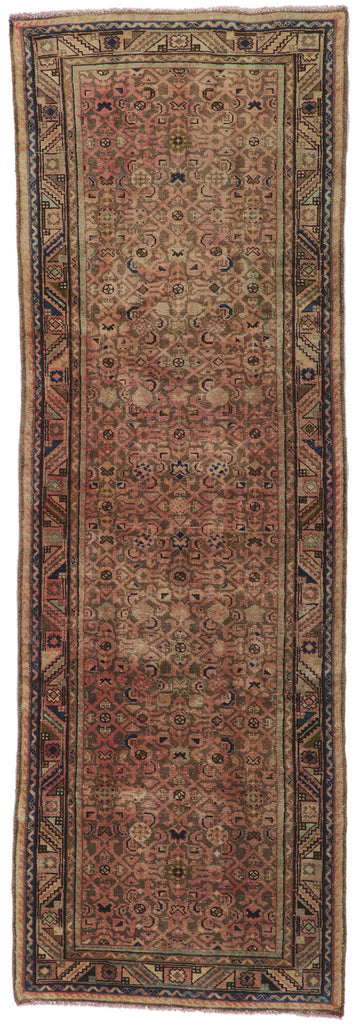 3 x 10 Vintage Persian Hamadan Rug 61140