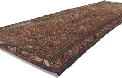 3 x 10 Vintage Persian Hamadan Rug 61162