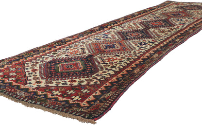 3 x 10 Vintage Persian Shiraz Rug 61144