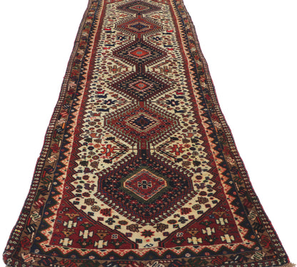 3 x 10 Vintage Persian Shiraz Rug 61144